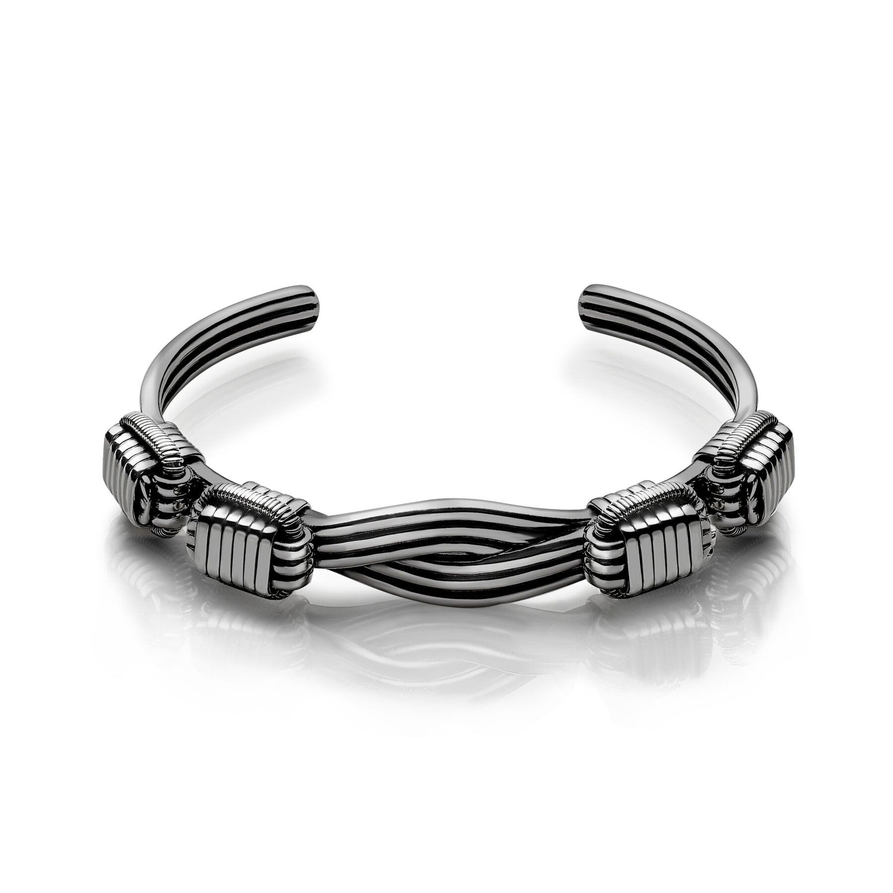 Braided Silver Cuff